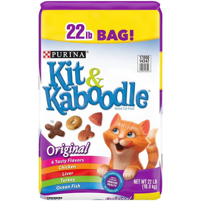 Kit & Kaboodle Original Adult Complete & Balanced with Chicken Flavor Dry Cat Food, 1 of 8