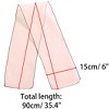 Allegra K Women's Transparent Skinny Solid Color Lightweight Organza Scarf Neckerchief - 3 of 4
