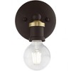 Livex Lighting Lansdale 1 - Light Vanity in  Bronze/Antique Brass - 4 of 4