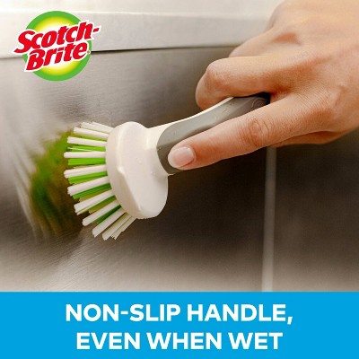 Compact Non-Scratch Antimicrobial Scrub Brush