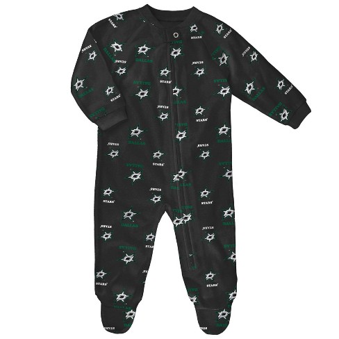 Nhl Dallas Stars Infant All Over Print Sleeper Bodysuit : Target