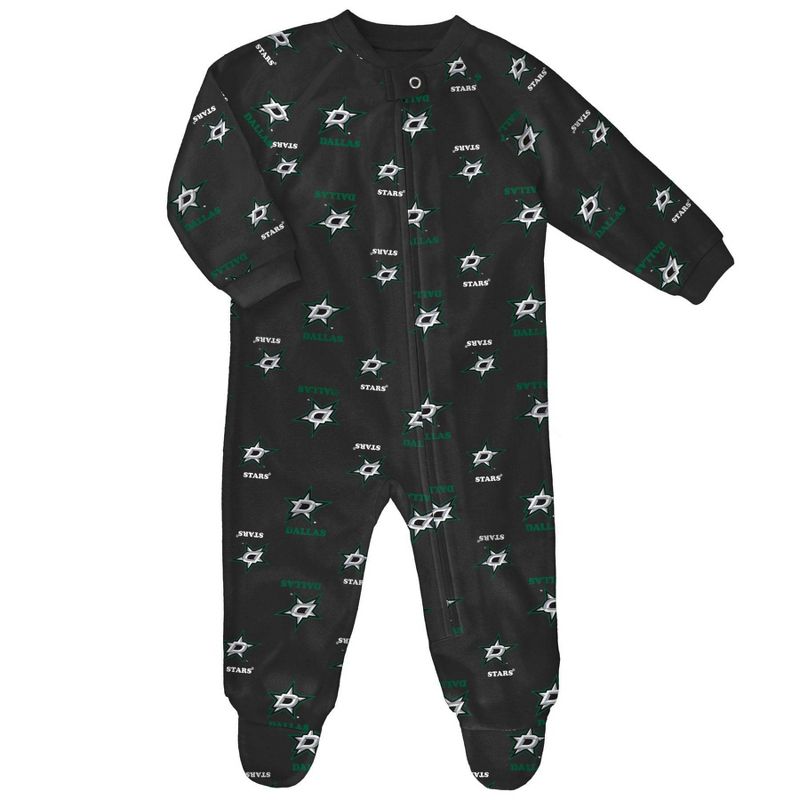 NHL Dallas Stars Infant All Over Print Sleeper Bodysuit, 1 of 2