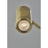 Adesso Collette LED Floor Lamp Antique Brass: Adjustable Boom Arm, Touch Dimmer, ETL Listed - 4 of 4