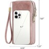 FATMOON Women’s Wallet - RFID Blocking Large Capacity Vegan Leather Clutch Wallet with Wristlet –Secure & Spacious for Daily Use,Travel - 3 of 4