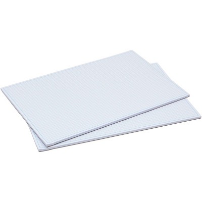 Bright Creations 2 Pack Graph Paper Pads, 50 Sheets Each (11 x 17 In)