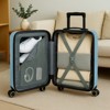 World Traveler Dejuno Motley 20-Inch Carry-On Lightweight Hardside Expandable Spinner Luggage - 3 of 3