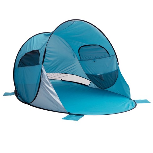 Wakeman Pop Up Beach Tent Fits 2 3 People Sun Shelter with UV Protection and Ventilation Wakeman