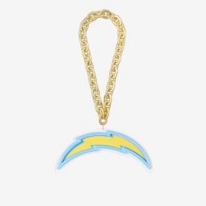NFL Fan Chain, Big Neon Light Up Team Logo - Los Angeles Chargers - 1 of 4
