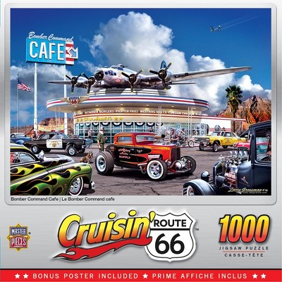 MasterPieces Cruisin' Puzzles Collection - Bomber Command Café 1000 Piece Jigsaw Puzzle