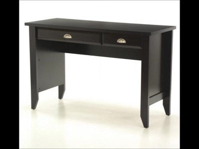 Jamocha Wood Computer Desk with Drawer and Keyboard Tray