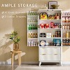SinCiDo 72" Pantry Cabinet, Kitchen Pantry Storage Cabinet, with 10 Door Shelves & 2 Drawers, Wood Cupboard for Kitchen & Living Room - 3 of 4