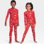 Kids' Holiday City Matching Family Pajama Set - Wondershop™ with Frances Marina Smith Red