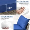 Ovios Tenaya 10pc Wicker Outdoor Patio Furniture Set Conversation Sofa with a Storage Fire Pit, Swivel Chairs and Cushions - 3 of 4