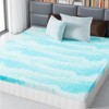 FURNIinspire Mattresses Memory Foam Cooling Gel 2 Inches Mattress Bed Topper For Back Pain - 4 of 4