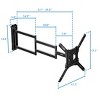 Full Motion TV Wall Mount with Extra Long Extension for 23"-65" TVs - 3 of 4