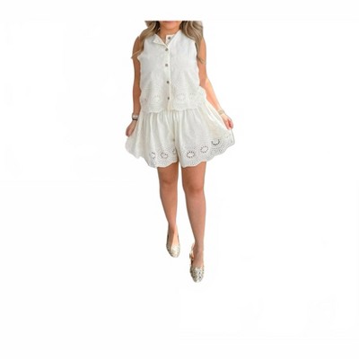 Women's Eyelet Shorts - entro