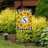 Briarwood Lane Everyday Garden Flag 12x18 For Outdoor Sunflowers Monogram S Garden Flag Flags For Outside - 4 of 4