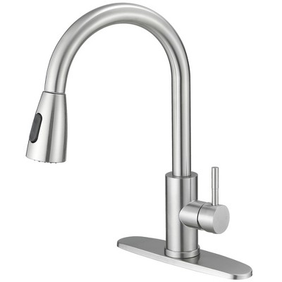 Single handle pull down sprayer kitchen faucet commercial kitchen sink faucet