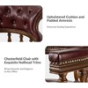 Zacharie  Chesterfield Captains Classical Genuine Leather Height-adjustable Executive Chair with Nailhead Trims  | KARAT HOME - 4 of 4