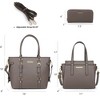 Generic 3PCS Purses Tote Bag and Wallet Set Shoulder Satchel Crossbody Bags Leather Handbag for Gift Travel Casual Work - 3 of 4