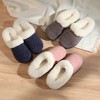 Roxoni Women's Winter Fur Warm and Comfortable Clog Slipper - 3 of 4