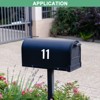 Unique Bargains Vinyl Waterproof Self-Adhesive Multipurpose Mailbox Numbers 8 Sheets - 4 of 4