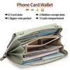 FATMOON Coin Purse Genuine Leather Phone Bag Crossbody  Cowhide Wallet Women's Wallet One Shoulder Phone Small Bag - 4 of 4