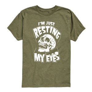 Boys' - Instant Message - Resting My Eyes Short Sleeve Graphic T-Shirt - 1 of 4