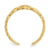 Black Bow Jewelry Peace Sign Toe Ring in 14 Karat Gold - 2 of 4