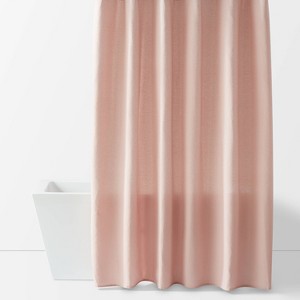 Fabric Waffle Shower Curtain - Room Essentials™ - 1 of 4