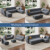 GustoWave 9-Seat Modular Sectional Sofa, Deep Seat Cloud Couch with Reversible Chaise, Chenille L Shaped Couch with Storage - 3 of 4