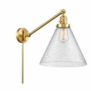 Cone - 1 Light Swing Arm Wall Sconce In Industrial Style-16 Inches Tall and 12 Inches Wide - 1 of 1
