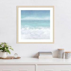 Amanti Art Tranquil Ocean Waves Beach II by Christine Zalewski Framed Wall Art Print - 1 of 4