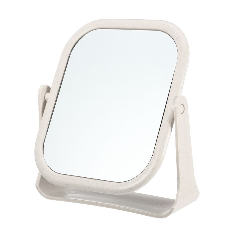 Unique Bargains Plastic Double Sided 360° Rotating Makeup Mirror 1 Pc, 1 of 7