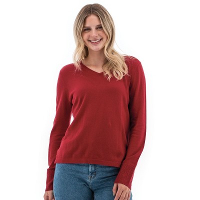 Aventura Clothing Women's Eloise Sweater - Burgundy, Size Small : Target