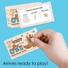 Big Dot of Happiness My First Rodeo - Little Cowboy 1st Birthday Party Game Scratch Off Cards - 22 Count - 2 of 4