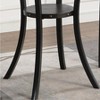 NicBex 3 Piece Bar Table Set for 2 Modern 36 Inch Kitchen Round Table with 2 Upholstered Backrest Bar Stools for Kitchen,Dining Room - 4 of 4