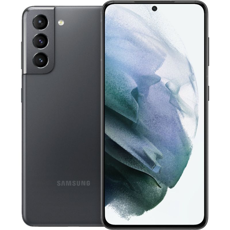 Samsung S21 5G (128GB) GSM/CDMA Unlocked Pre-Owned Smartphone - Gray, 1 of 11