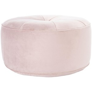 Amais Round Ottoman - OTT4501 - Safavieh - 1 of 4