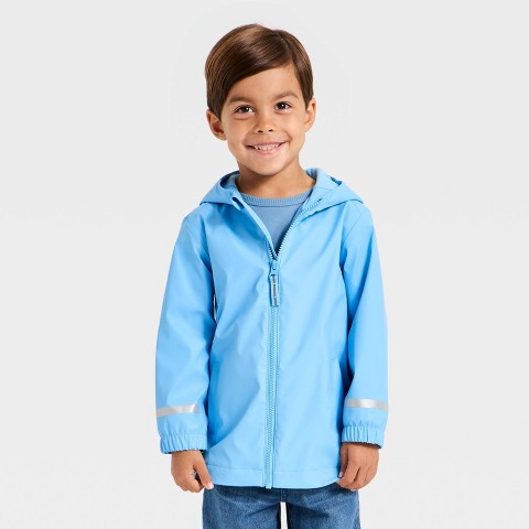Детские куртки Cat & Jack Toddler Boys' Rain Jacket - Cat & Jack™ Blue 3T