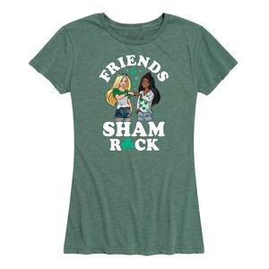 Women's - Barbie - St. Patrick's Day Friends Sham Rock Short Sleeve Graphic T-Shirt - 1 of 4