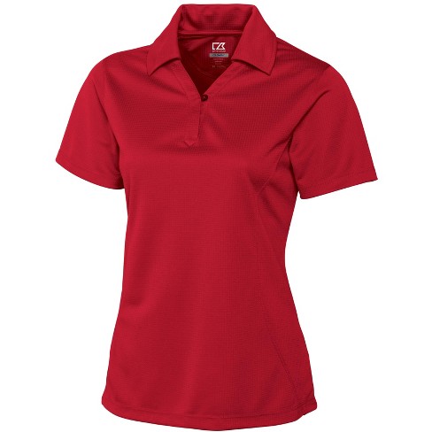 Cutter & Buck CB Drytec Genre Textured Solid Mens Polo - Cutter & Buck