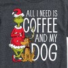 Men's - Dr. Seuss - The Grinch and Max All I Need Is Coffee and My Dog Short Sleeve Graphic T-Shirt - 2 of 4