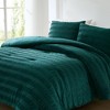 Lush Décor Azalea Ruched Velvet Stripe Comforter - 3 of 4