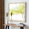 Mark & Day Trimithi 24"H x 24"W Global Brown Decorative Wall Mirrors - 2 of 3