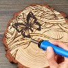Arteza Large Wood Cutout Slices Art Supply Set for DIY Crafts, Ornaments -8 Pack - image 3 of 4