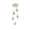 Elegant Lighting Amherst 5 - Light Pendant in  Satin Gold - 2 of 4