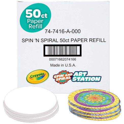 Crayola 50ct Spin 'N Spiral Paper Refill Pack - image 1 of 4
