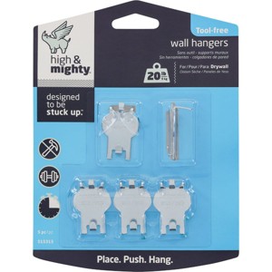 HILLMAN High and Mighty   20 Lb. Capacity Picture Hanger (5 Piece) 515313 - 1 of 2