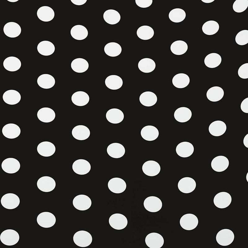 JAM Paper &#38; Envelope 2ct Dotted Gift Wrap Rolls Black/White, 5 of 7